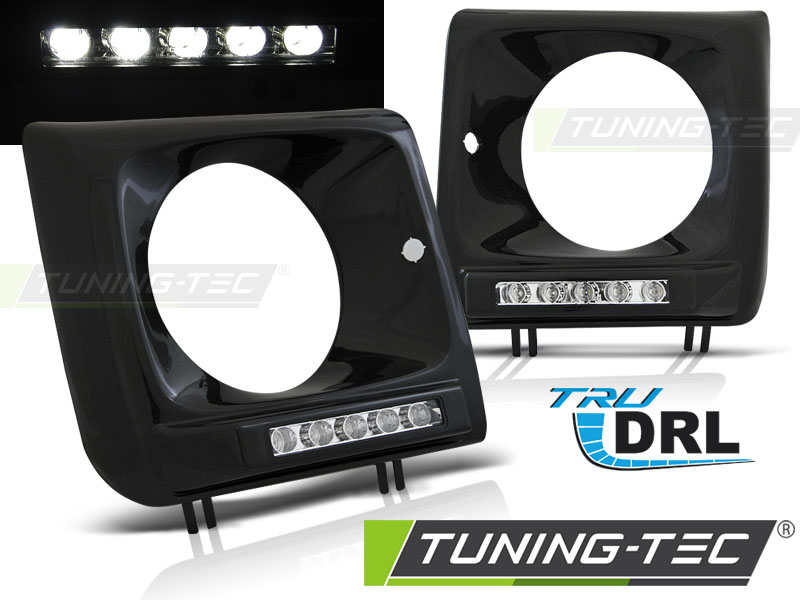 4968_0.jpg Faros FRAME LED DRL BLACK para MERCEDES W461,W463 01-12