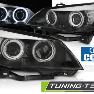 Faros ANGEL EYES CCFL BLACK LED INDICATOR para BMW E60/E61 03-07
