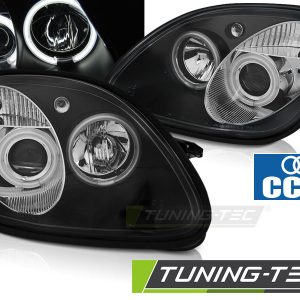 Faros ANGEL EYES CCFL BLACK para MERCEDES R170 SLK 04.96-04