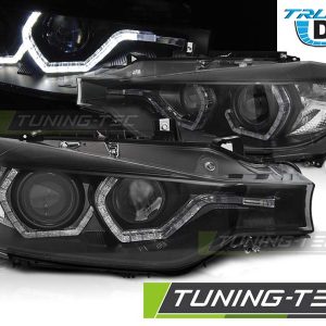 Faros ANGEL EYES LED DRL BLACK para BMW F30/F31 10.11 – 05.15
