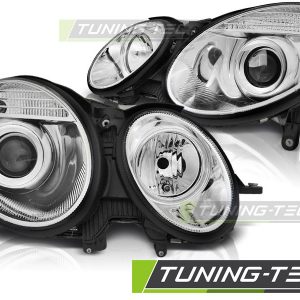 Faros CHROME para MERCEDES W211 E-Clase 05.06-09