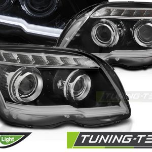 Faros TUBE LIGHT BLACK para MERCEDES GLK X204 06.08-08.12