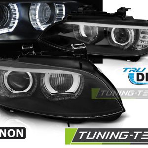 Faros XENON ANGEL EYES LED BLACK AFS para BMW E92/E93 06-10
