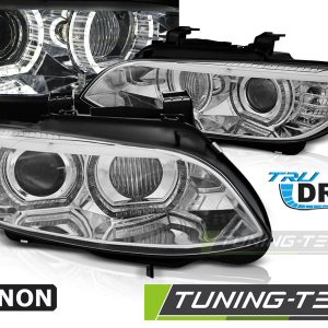 Faros XENON ANGEL EYES LED CHROME para BMW E92/E93 06-10