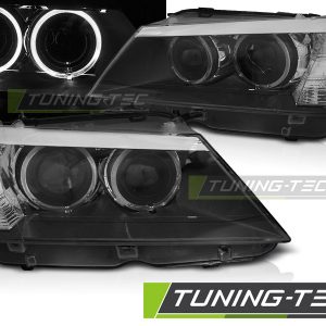 Faros ANGEL EYES LED BLACK para BMW X3 F25 10-07.14