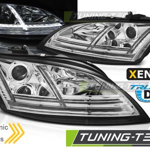 Faros XENON LED DRL CROMO DINAMICOS para AUDI TT 8J 06-10