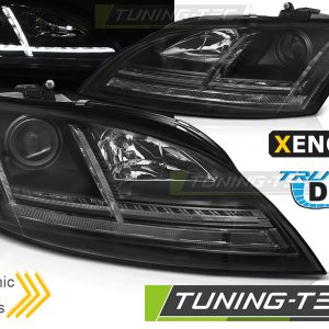 Faros XENON LED DRL NEGRO DINAMICOS para AUDI TT 8J 06-10