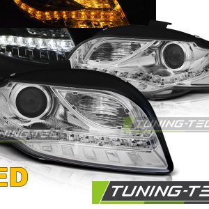 Faros DAYLIGHT CROMO para AUDI A4 B7 11.04-03.08