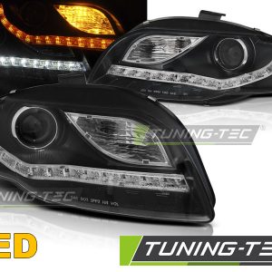 Faros DAYLIGHT NEGRO para AUDI A4 B7 11.04-03.08