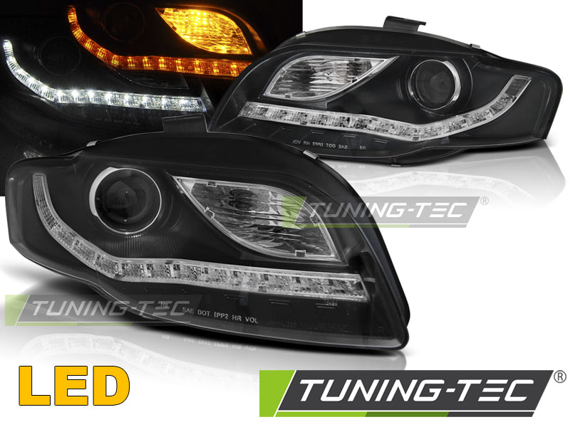 5523_0.jpg Faros DAYLIGHT NEGRO para AUDI A4 B7 11.04-03.08