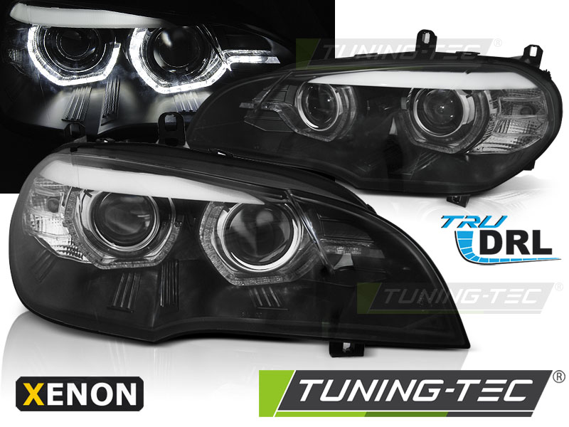 5538_0.jpg Faros XENON ANGEL EYES LED DRL BLACK para BMW X5 E70 07-10