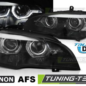 Faros XENON ANGEL EYES LED DRL BLACK AFS para BMW X5 E70 07-10