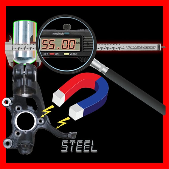 55S Kit de Frenos V-MAXX BLACK BMW Serie 6