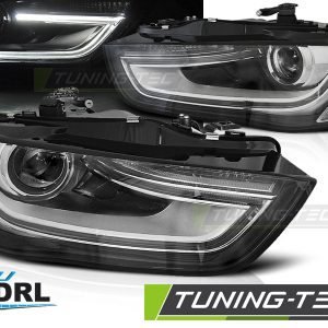 Faros Real DRL NEGRO para AUDI A4 B8 12-15