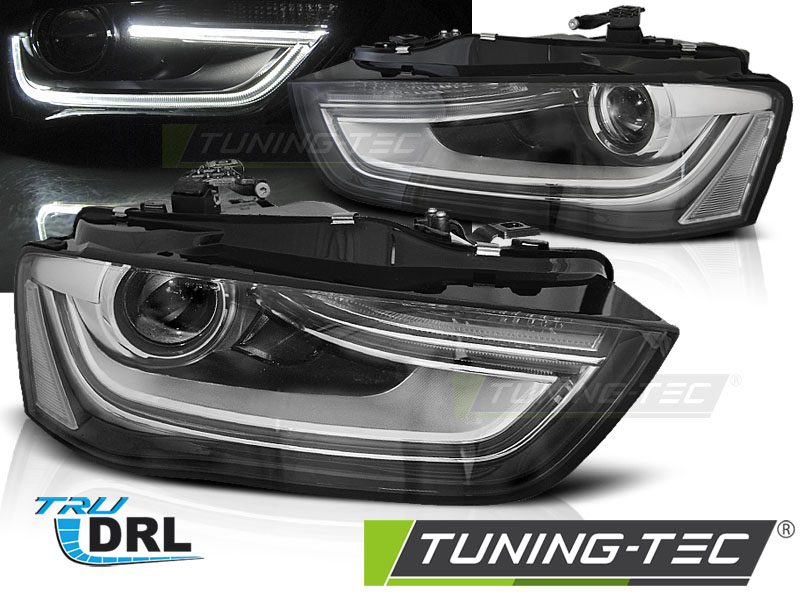 5644_0.jpg Faros Real DRL NEGRO para AUDI A4 B8 12-15
