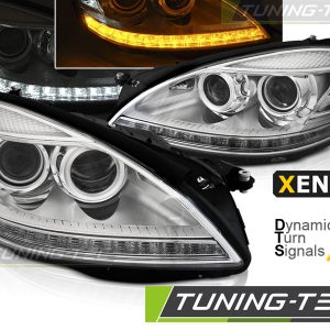 Faros XENON DAYLIGHT CHROME SEQ para MERCEDES W221 05-09