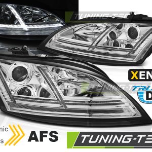 Faros XENON LED DRL CROMO DINAMICOS para AUDI TT 8J 06-10 con AFS