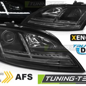 Faros XENON LED DRL NEGRO DINAMICOS para AUDI TT 8J 06-10 con AFS