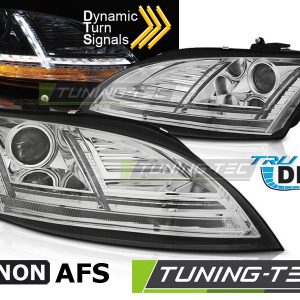 Faros XENON LED DRL CROMO DINAMICOS para AUDI TT 8J 10-14 con AFS