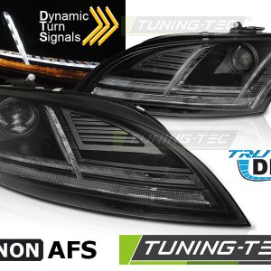 Faros XENON LED DRL NEGRO DINAMICOS para AUDI TT 8J 10-14 con AFS