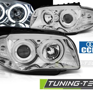 Faros ANGEL EYES CCFL CHROME para BMW 1 E87/E81/82/88 04-11