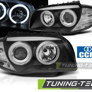 Faros ANGEL EYES CCFL BLACK para BMW 1 E87/E81/82/88 04-11