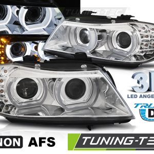 Faros XENON LED DRL CHROME AFS para BMW E90/E91 09-11