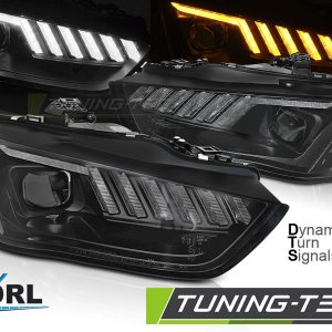 Faros XENON LED NEGRO DINAMICOS para AUDI A4 B8 12-15