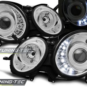 Faros XENON DAYLIGHT CHROME para MERCEDES W211 E-Clase 03.02-04.06