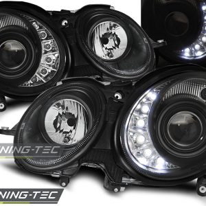 Faros XENON DAYLIGHT BLACK para MERCEDES W211 E-Clase 03.02-04.06