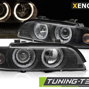 Faros XENON ANGEL EYES BLACK para BMW E39 LCI 00-03