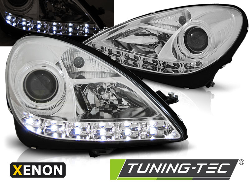 6888_0.jpg Faros XENON DAYLIGHT CHROME para MERCEDES R171 SLK 04-11