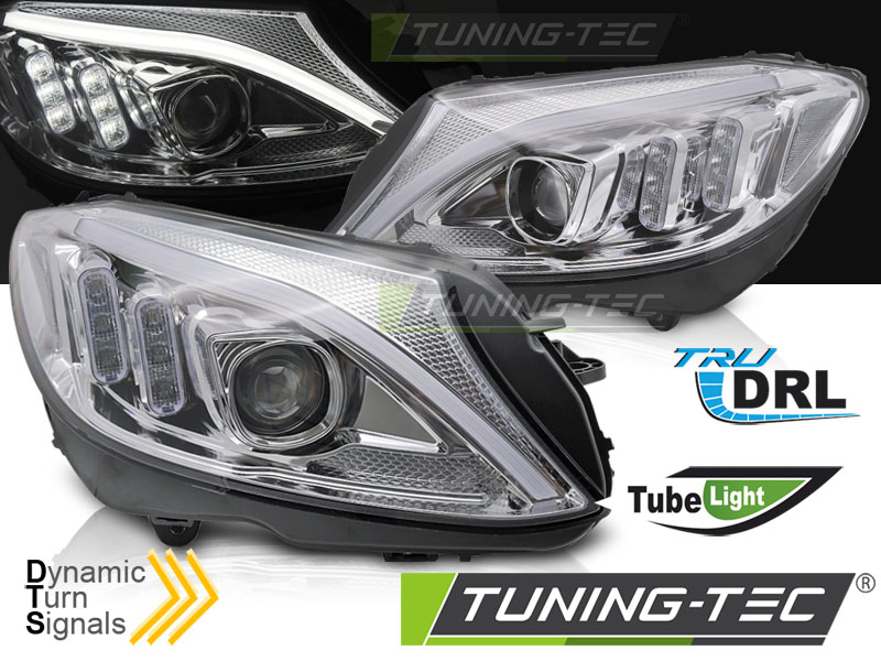 7146_0.jpg Faros TUBE LED CHROME para MERCEDES W205 14-18