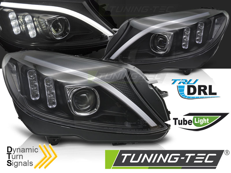 7147_0.jpg Faros TUBE LED BLACK para MERCEDES W205 14-18