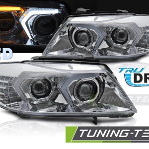 Faros FULL LED CHROME para BMW E90/E91 05-08