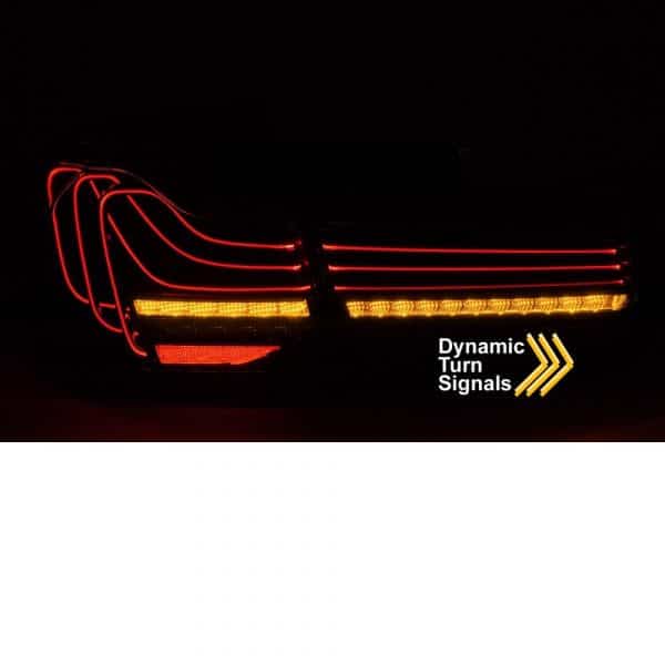 Pilotos traseros LASER LED para BMW Serie 3 F30 en Rojo DYNAMIC