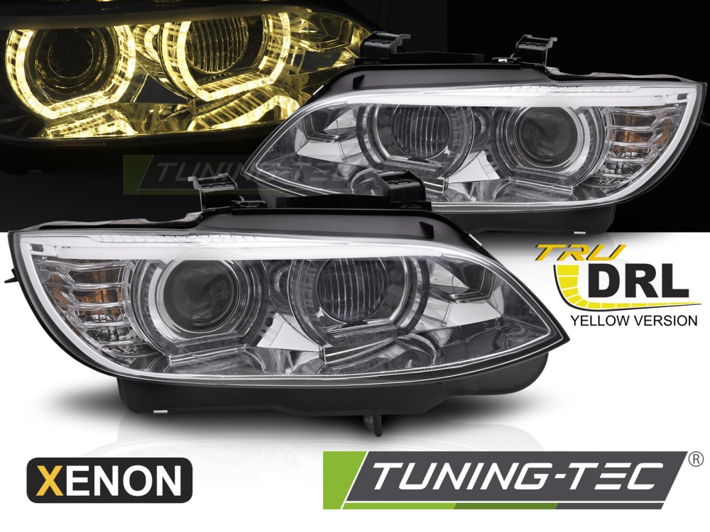 8327_0.jpg Faros XENON YELLOW LED CHROME DRL para BMW E92 / E93 06-10