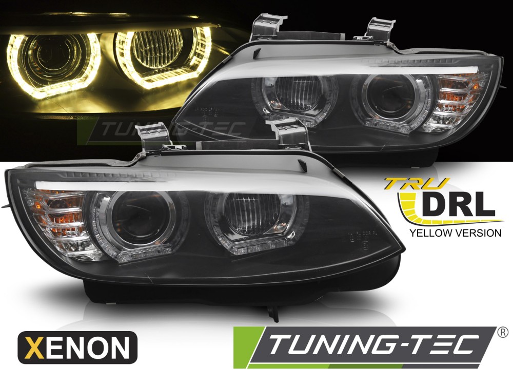 8328_0-1.jpg Faros XENON YELLOW LED BLACK DRL para BMW E92 / E93 06-10