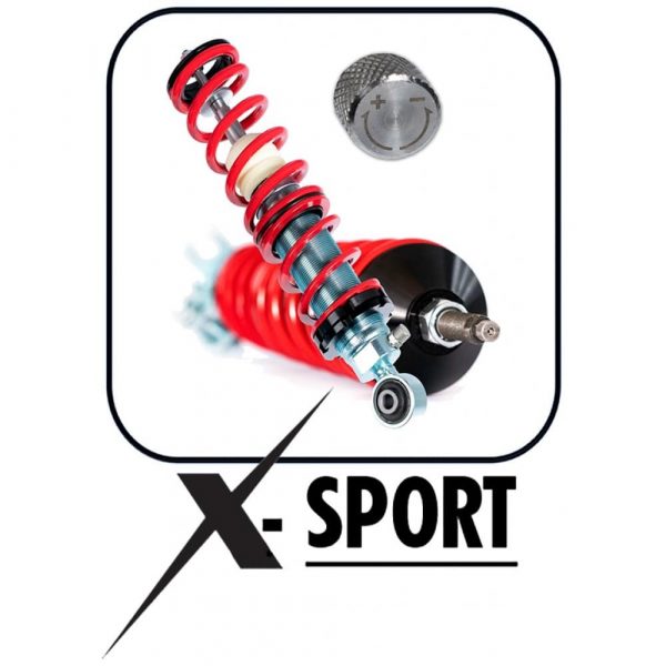 Suspensión roscada regulable en dureza V-MAXX X-Sport ABARTH Punto Evo