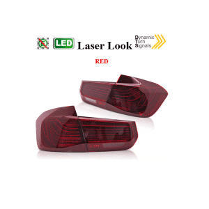 Pilotos traseros LASER LED para BMW Serie 3 F30 en Rojo DYNAMIC