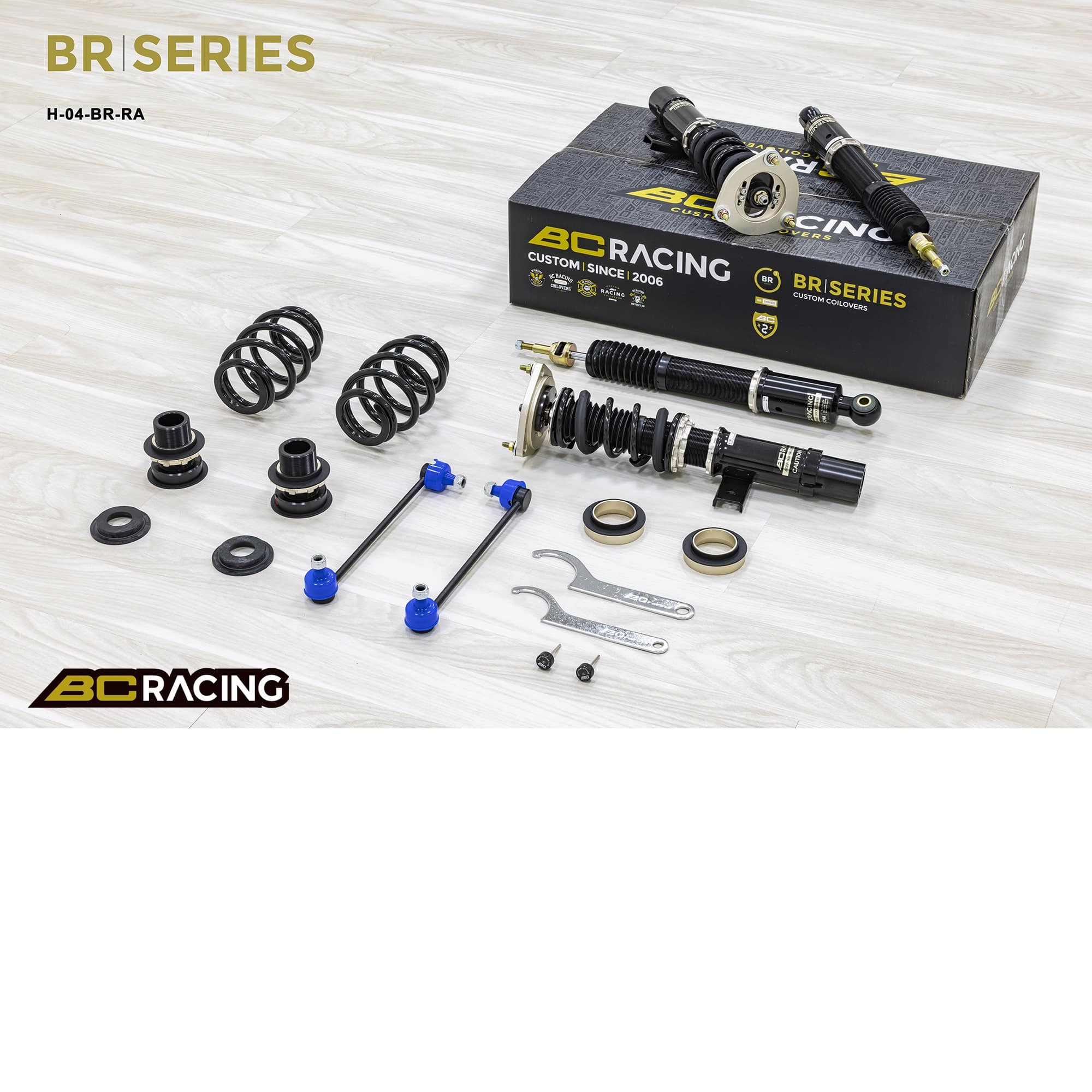 H-04-BR-RA_3 Suspensión roscada BC Racing (BR-RA) VW Golf 5 / Ø 55mm