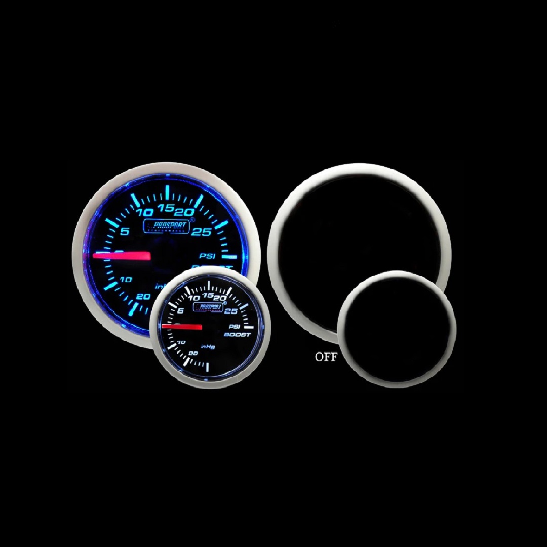 Reloj de presión de turbo mecánico Prosport 52mm
