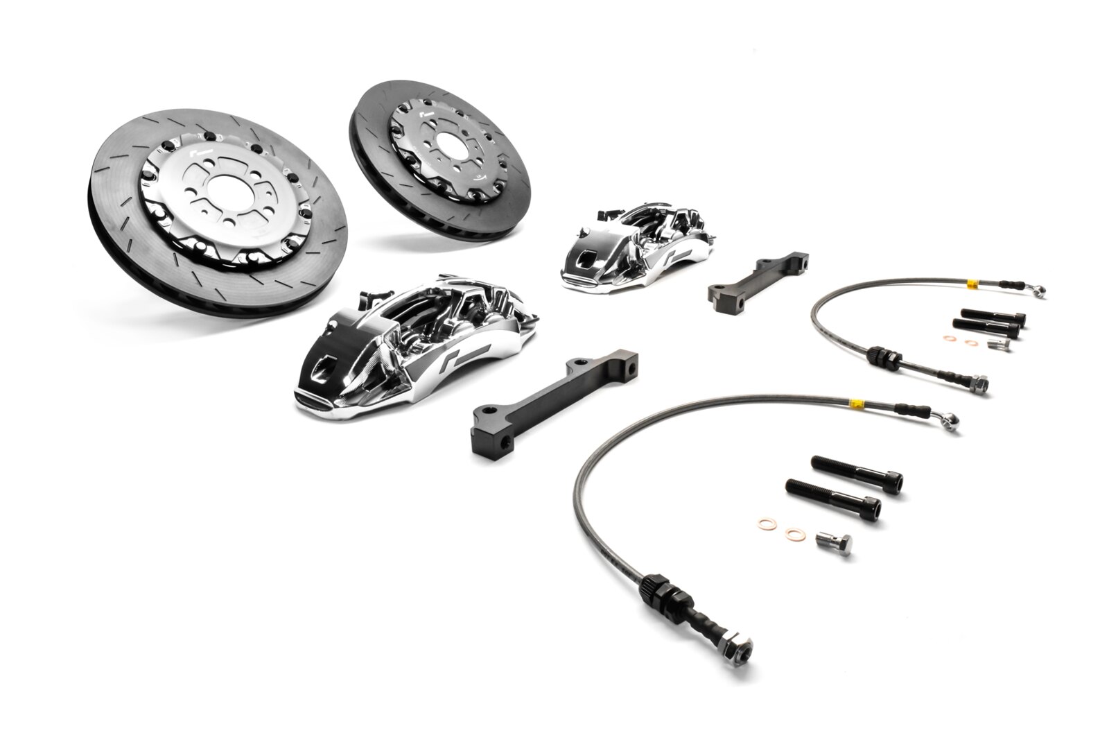 VWR650001-YEL.jpg Kit de Frenos RacingLine Stage 3 de 355mm 6 Pistones MQB / MQB evo en Amarillo