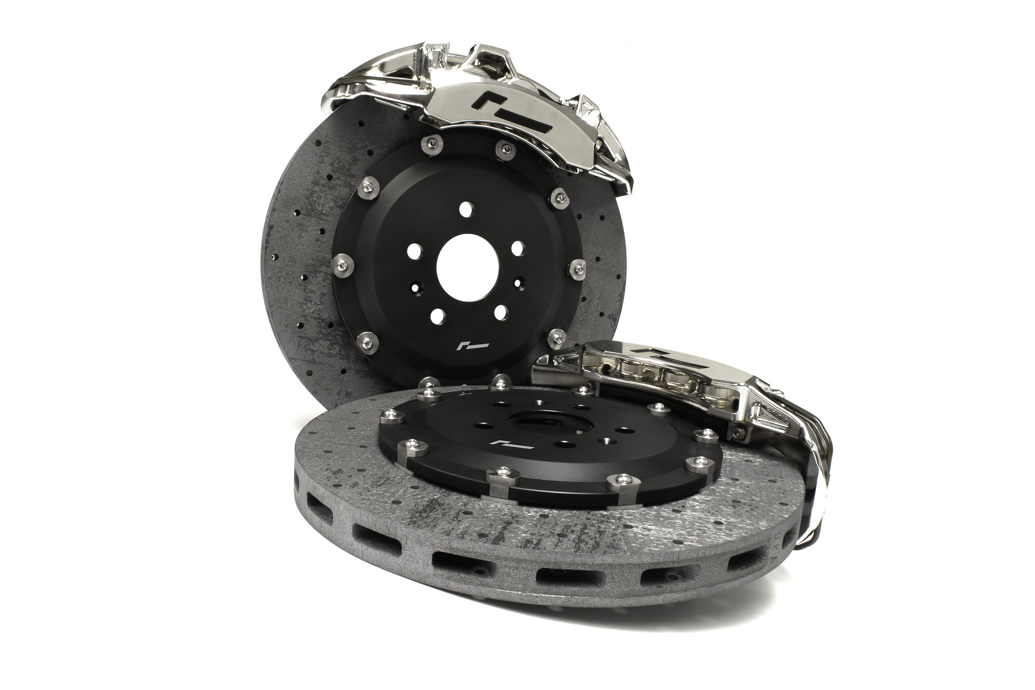 VWR651000-RED.jpg Kit de Frenos RacingLine Stage 3 + Carbon de 380mm 6 Pistones MQB / MQB evo en Rojo