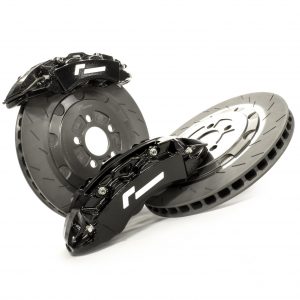 Kit de Frenos RacingLine Stage 2 Evo de  345mm 4 Pistones MQB / MQB evo en Negro