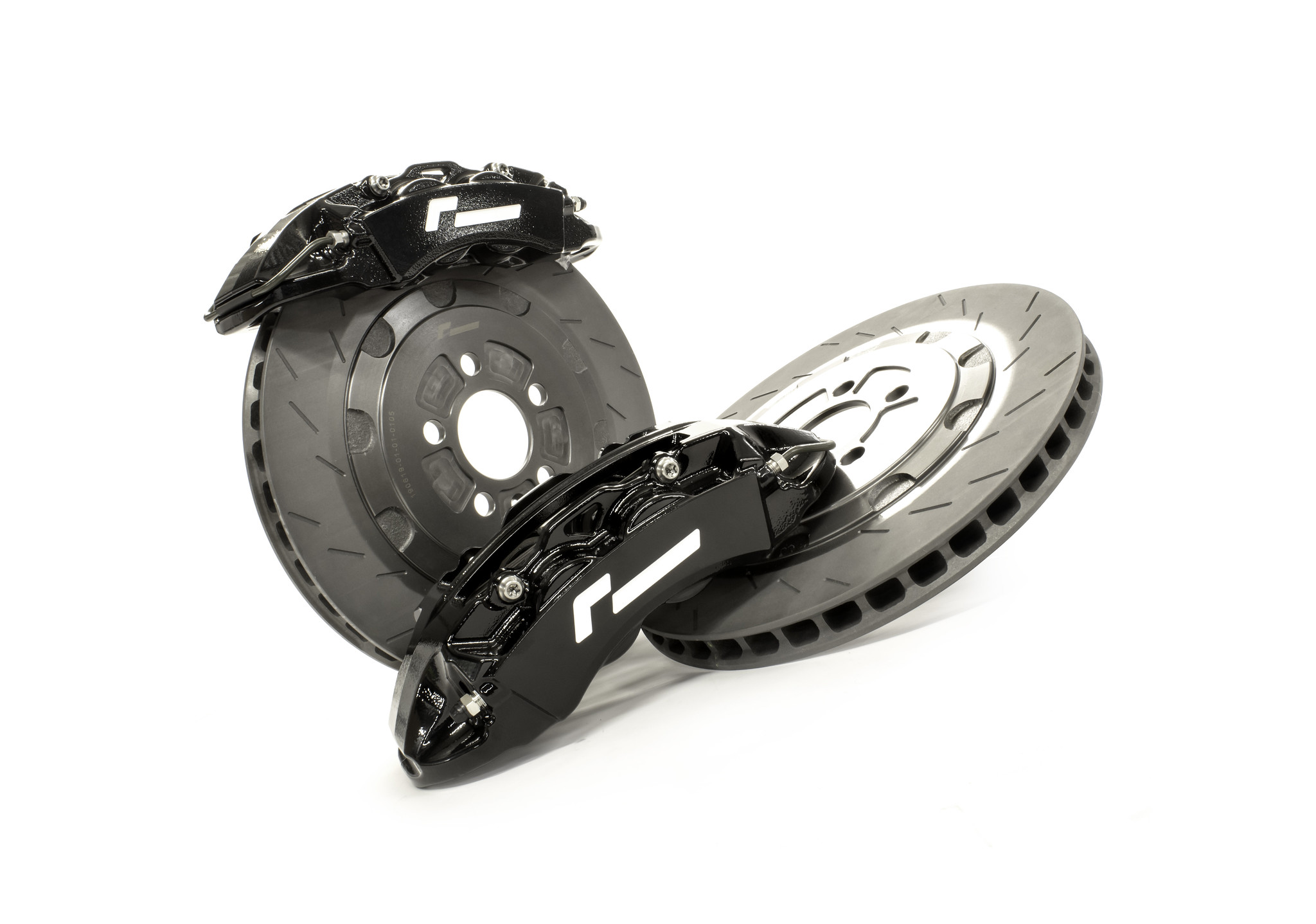VWR652001-BLK.jpg Kit de Frenos RacingLine Stage 2 Evo de 330mm 4 Pistones VW Polo 6R 6C Seat Ibiza 6J Audi S1 en Negro