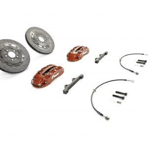 Kit de Frenos RacingLine Stage 2 Evo de  345mm 4 Pistones Audi A1 GB en Rojo