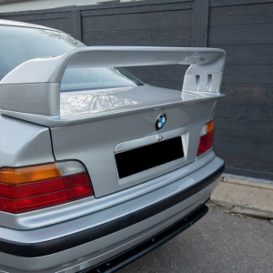 Alerón Trasero Bmw E36 Coupe Look M3 GT Brillante Negro