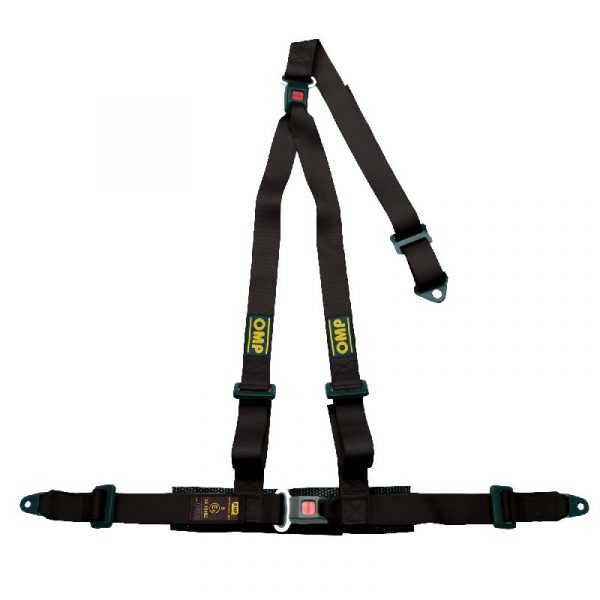 Cinturón Arnés OMP Strada 3 NEGRO