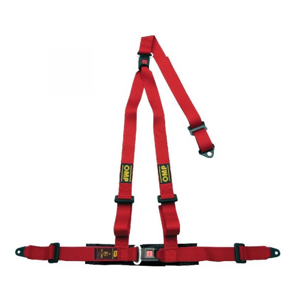 Cinturón Arnés OMP Strada 3 ROJO